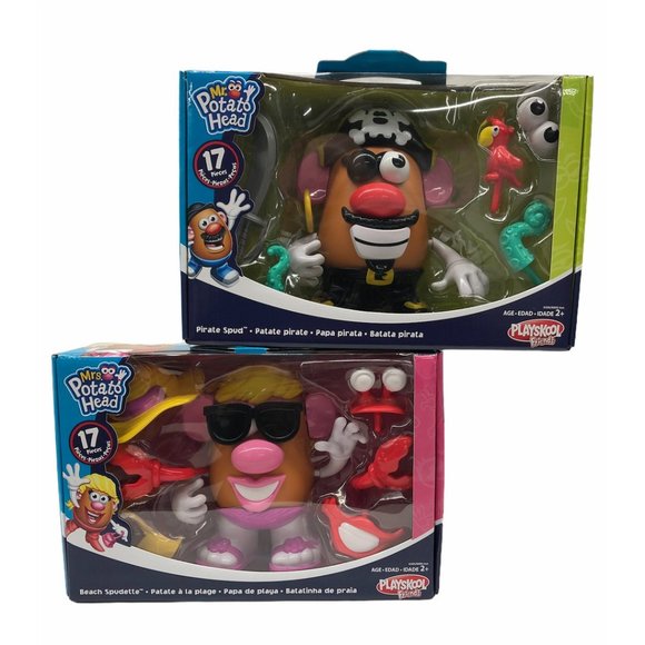 Mrs & Mr Potato Head Pirate Spud & Beach Spudette - Picture 2 of 8